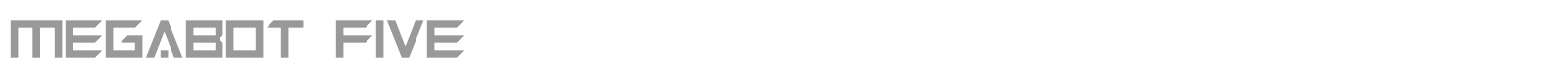 Megabot Five font preview